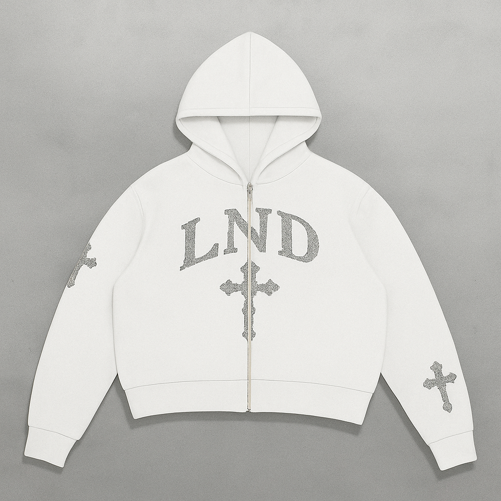 LND white hoodie